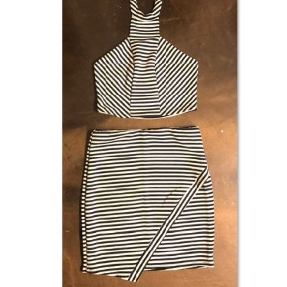 Striped Two Piece Set